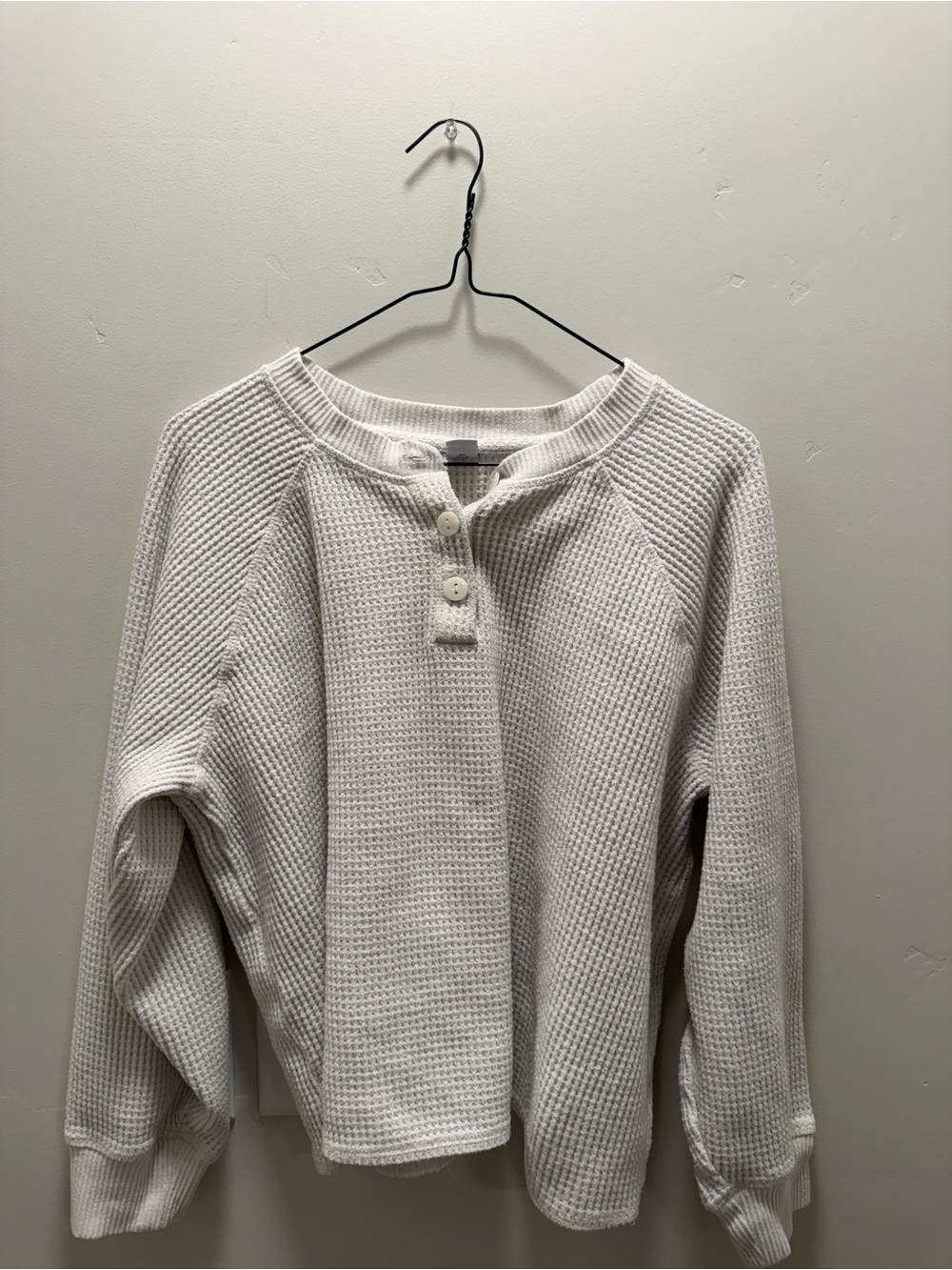 old navy waffle knit long sleeve